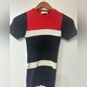 Vintage 1970s Giorgio Armani Golf Knit Sweater – Made in Italy – Preppy Luxury